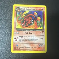 Pokemon Dark Charmeleon 32/82 Non Holo Team Rocket Unlimited LP - Image 1