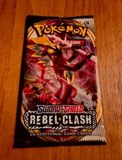HEAVY Pokemon TCG S&S Rebel Clash - Factory Sealed Booster Pack (21.61g!) - Image 2