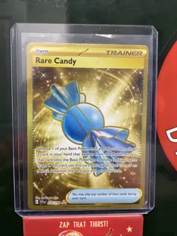?? Rare Candy 256/198 Pokemon Scarlet & Violet Base Set Hyper Rare Gold Holo NM - Image 1
