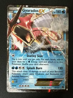 Pokemon TCG Gyarados Ex 26/122 Breakpoint Holo Rare (LP) 🌊 - Image 3