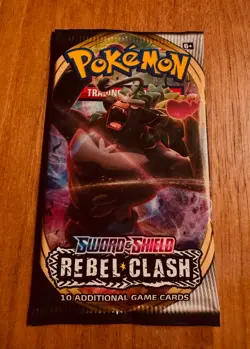 EXTREMELY HEAVY Pokemon TCG S&S Rebel Clash - Sealed Booster Pack (21.80g!) - Image 2