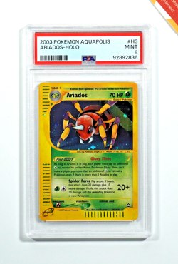 Pokemon PSA 9 Ariados #H3 Holo Aquapolis 2003 English - Image 1