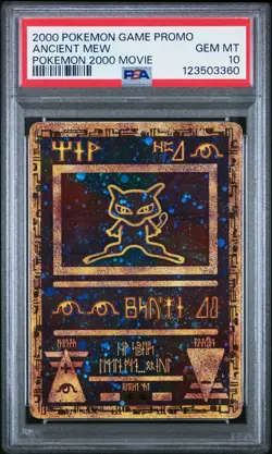 2000 POKEMON GAME MOVIE POKEMON 2000 MOVIE ANCIENT MEW PSA 10 - Image 1