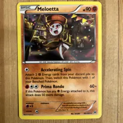 Pokemon TCG Meloetta 85/162 Holo Rare XY Breakthrough NM/LP - Image 1