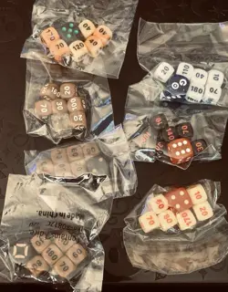 Pokemon ETB Dice And Marker Set -Lot Of 23 Random ETB Dice Markers Sealed Mixed - Image 4