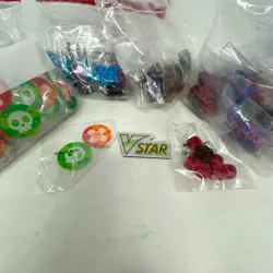 Mixed Lot Pokemon Dice and Markers - Image 2