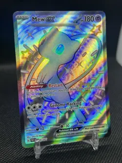 Mew EX 216/091 - Paldean Fates Baby Shiny Ultra Rare Holo Pokemon TCG NM/Mint - Image 2