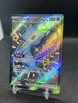 Mew EX 216/091 - Paldean Fates Baby Shiny Ultra Rare Holo Pokemon TCG NM/Mint - Image 3