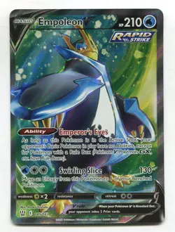 Pokemon TCG Sword & Shield Battle Styles Holofoil Card #145 Empoleon V - Image 1
