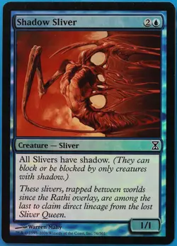 Shadow Sliver FOIL Time Spiral NM Blue Common MAGIC CARD (ID# 490122) ABUGames - Image 1