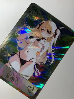 Fischl Genshin Impact SSR Foil Goddess Story Waifu Card Girl Anime Sexy Swimsuit - Image 3