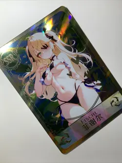 Fischl Genshin Impact SSR Foil Goddess Story Waifu Card Girl Anime Sexy Swimsuit - Image 4