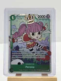 Perona OP12-034 SR Legacy of the Master One Piece Card Game English - Image 1