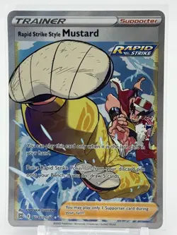 Rapid Strike Style Mustard - TG27/TG30 - Brilliant Stars - Pokemon Card - NM/M - Image 1