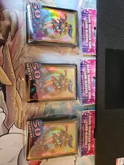 6 x YUGIOH Pack Of 50 Yu-Gi-Oh Dark Magician Girl Card Sleeves Sealed - Image 2