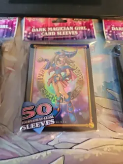 6 x YUGIOH Pack Of 50 Yu-Gi-Oh Dark Magician Girl Card Sleeves Sealed - Image 4