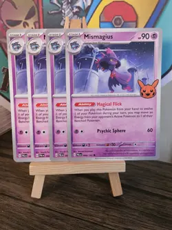 4 X 088/193 Mismagius Uncommon Card Trick or Trade 2023 Pokemon TCG - Image 4