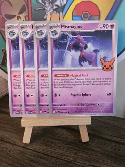 4 X 088/193 Mismagius Uncommon Card Trick or Trade 2023 Pokemon TCG - Image 5