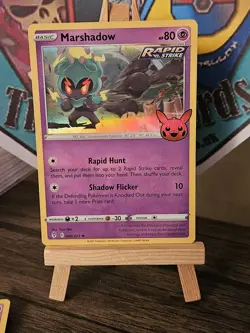 080/203 Marshadow Rare Holo Card Trick or Trade 2023 Pokemon TCG - Image 1
