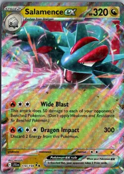 2025 Journey Together Salamence ex Double Rare #114 - Image 1