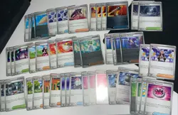 Pokemon Phantasmal Flames / Mega Evolution Lot Of Trainer Cards / Items NM New - Image 1