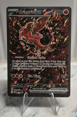 ORICORIO EX 024 Phantasmal Flames UPC Promo Pokemon Card - Image 1