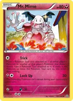 Mr. Mime 101/160 Primal Clash Pokemon Card NM - Image 1