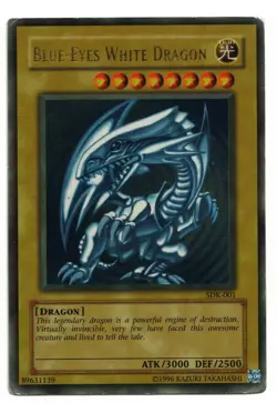 Yu-Gi-Oh Card: Blue-Eyes White Dragon SDK-001 Ultra Rare! VPL - Image 1