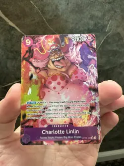 Charlotte Linlin SR Alt Art OP08-069 Two Legends One Piece Card Game NM - Image 1