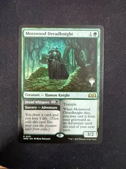 Mosswood Dreadknight (PROMO) Wilds of Eldraine (Magic/MTG) - Image 1