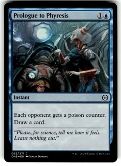 Prologue to Phyresis Phyrexia: All Will Be One FOIL MTG NM - Image 1