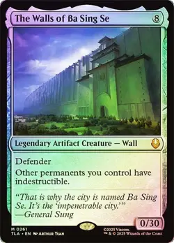 The Walls of Ba Sing Se Foil Avatar: The Last Airbender NM MTG - Image 1