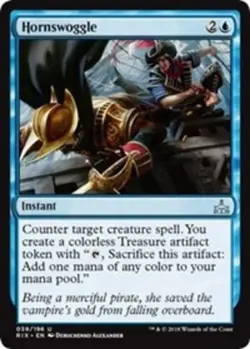 MTG Hornswoggle - Foil, Rivals of Ixalan, Lightly Played, English - Image 1