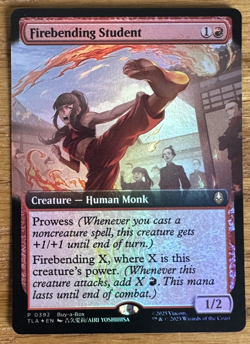 MTG Avatar: The Last Airbender, Firebending Student 0393 - Buy A Box - Foil - Image 1