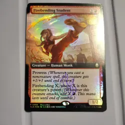 PROMO Firebending Student FOIL Extended Art - MTG Avatar: The Last Airbender TLA - Image 2