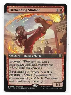 Firebending Student - Buy-a-box Promo - Avatar the Last Airbender - MTG - NM - Image 1
