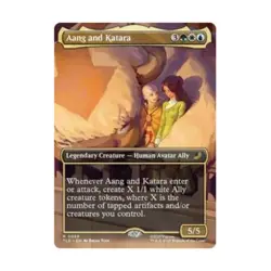 WOTC Avatar: The Last Airbender: Eternal-Leg Aang and Katara (Borderless) NM - Image 1