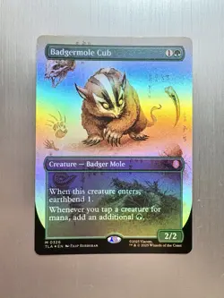 Badgermole Cub - 326 - MTG Avatar: The Last Airbender - Mythic - Borderless FOIL - Image 1