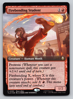 PROMO Firebending Student FOIL Extended Art - MTG Avatar: The Last Airbender TLA - Image 1