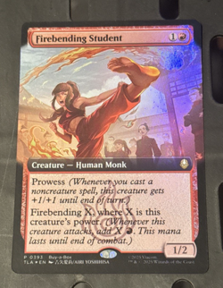 MTG Magic Firebending Student 0393 Buy-A-Box Foil Promo Avatar TLA EN NM - Image 1