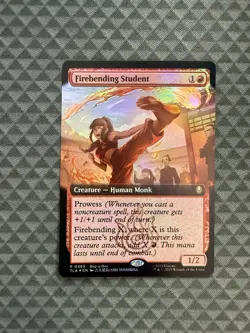 MTG Firebending Student #0363 Foil Ex. R Promo Avatar: The Last Airbender (TLA) - Image 1