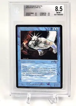 1993 Magic the Gathering MTG CCG Arabian Nights SERENDIB DJINN BGS 8.5 NM-MT+ - Image 1