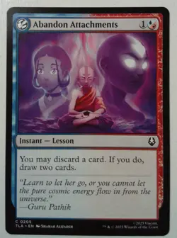 Abandon Attachments *Common* Magic MtG x1 Avatar: The Last Airbender - Image 1