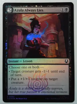 Azula Always Lies *FOIL Common* Magic MtG x1 Avatar: The Last Airbender - Image 1