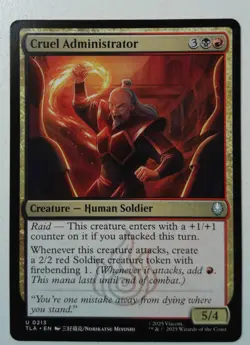 Cruel Administrator *Uncommon* Magic MtG x1 Avatar: The Last Airbender - Image 1