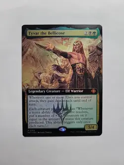 MTG - Tyvar the Bellicose (Extended Art) MAT Foil Mythic #0183 - Image 1