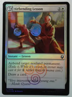 Airbending Lesson *FOIL Common* Magic MtG x1 Avatar: The Last Airbender - Image 1