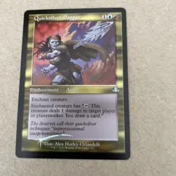 Quicksilver Dagger RETRO FRAME FOIL, Dominaria Remastered, MTG DMR NM/M - Image 1