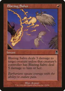 4x Blazing Salvo - LP - Odyssey Block - SPARROW MAGIC mtg - Image 1