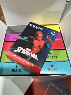 MTG Spiderman Welcome Deck Set of 5 Promo Magic the Gathering TCG - Image 1